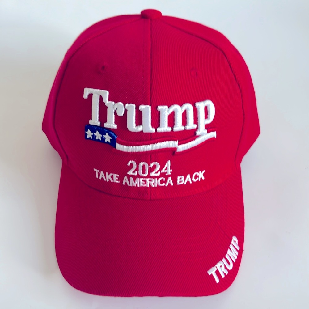 New Red 2024 President Donald Trump Rally Hat Take America Back Baseball Cap